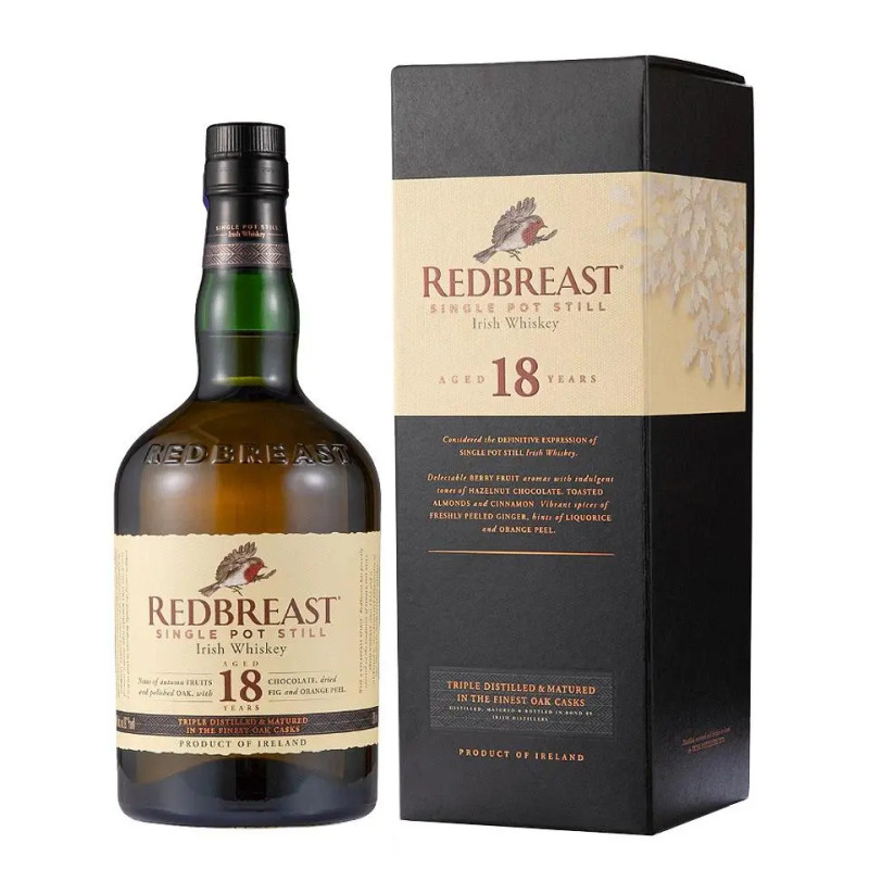 Redbreast 18 Year Old Single Pot Still Irish Whiskey 700ml