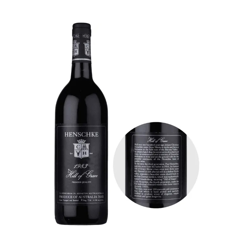 1976 Henschke Hill Of Grace Shiraz 750ml