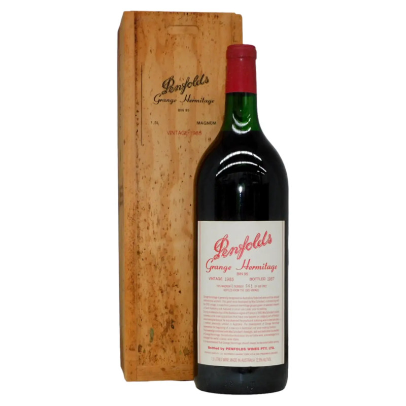 1984 Penfolds Bin 95 Grange Shiraz 1.5L Magnum Original Wooden Box