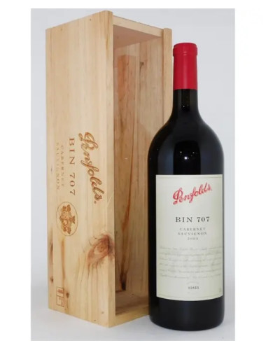 2004 Penfolds Bin 707 Cabernet Sauvignon 1.5L Magnum Original Wooden Box