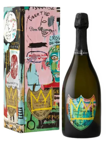 2015 Dom Perignon Jean-Michel Basquiat Tribute Vintage Brut 750ml Gift Box
