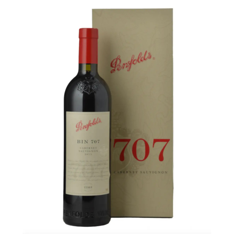 2015 Penfolds Bin 707 Cabernet Sauvignon 750ml with Original Presentation Box