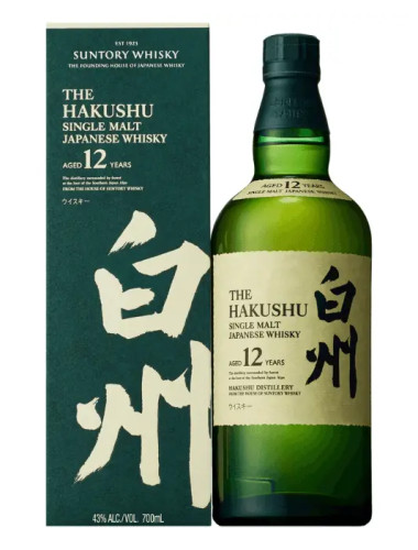 The Hakushu 12 Year Old Single Malt Japanese Whisky 700ml