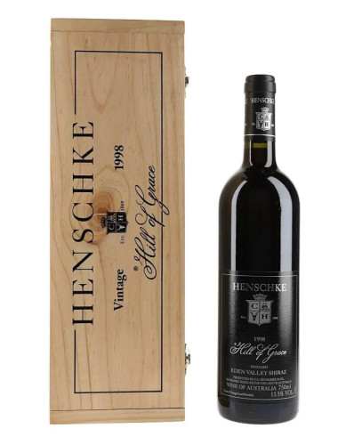 1998 Henschke Hill of Grace Shiraz 750ml Original Wooden Box