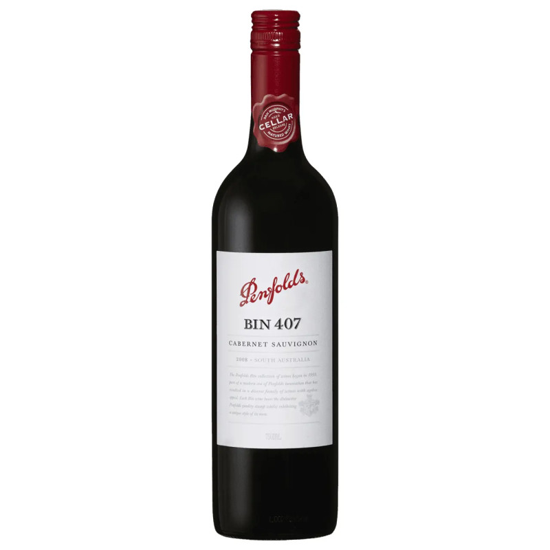 2008 Penfolds Bin 407 Cabernet Sauvignon 750ml