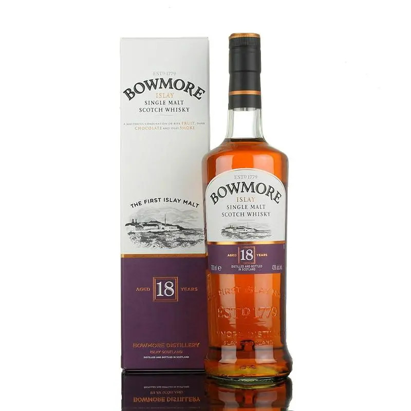 BOWMORE ISLAY MALT 18YO