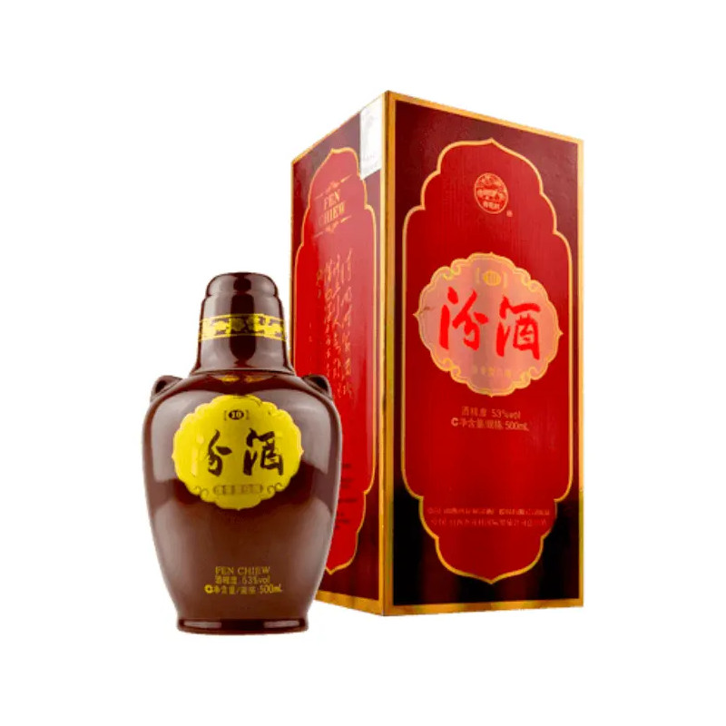 FenJiu LaoBaiFen 10 Year Old Fenjiu Baijiu 53% 500ml