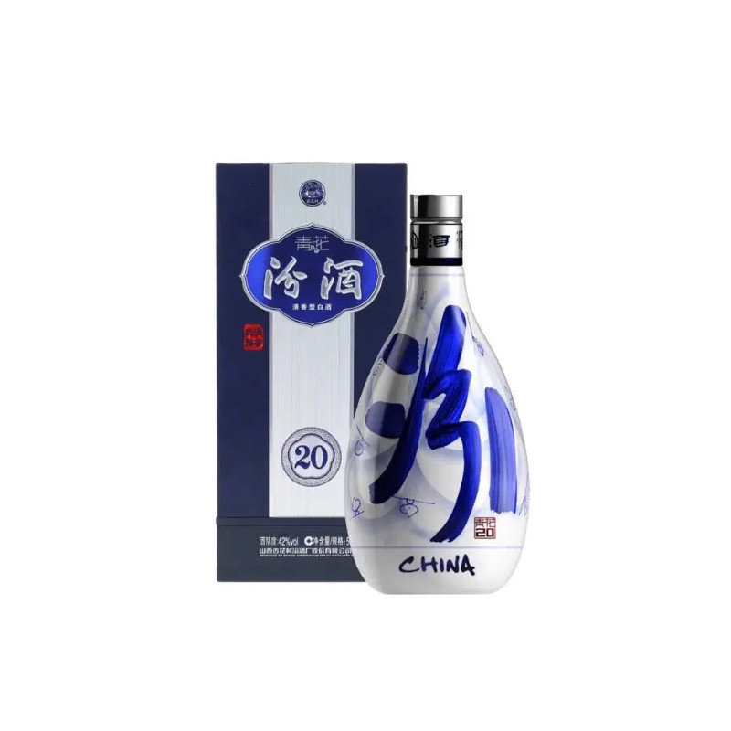 FenJiu QingHua 20 Year Old Baijiu 42% 500ml