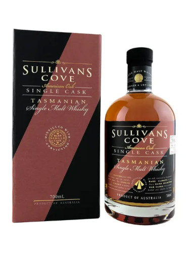 Sullivans Cove American Oak Second Fill Single Cask Single Malt Whisky TD0424 700ml Gift Box
