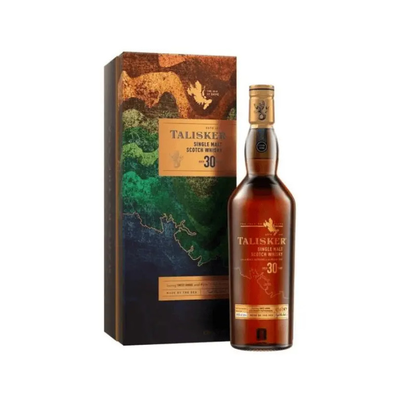 Talisker 30 Year Old Single Malt Scotch Whisky 700ml Amber Gift Box
