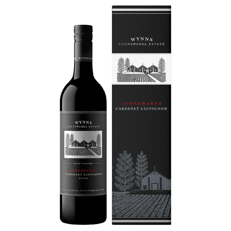 Wynns Coonawarra Estate Black Label Cabernet Sauvignon 2022 750mL Gift Box