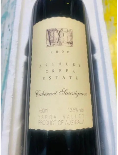 ARTHURS CREEK CABERNET SAUVIGNON 2000
