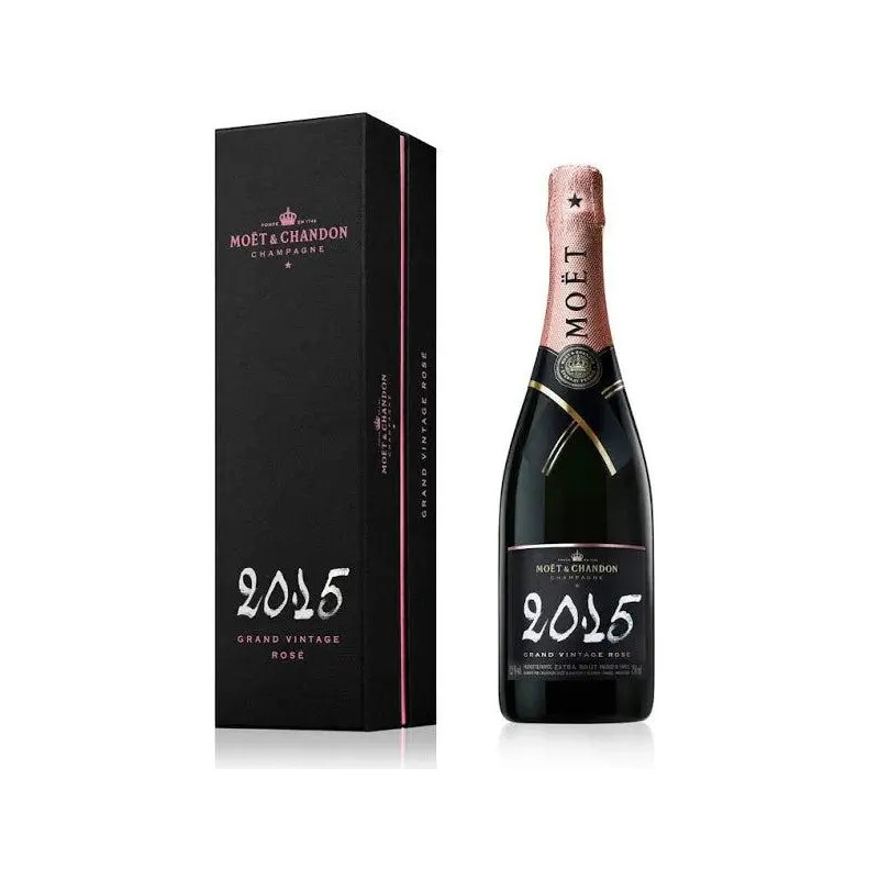 2015 Moet & Chandon Brut Rose Grand Vintage Champagne 750ml Gift Box