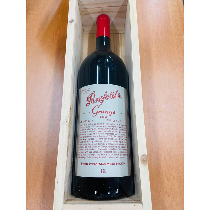 2016 Penfolds Bin 95 Grange Shiraz 1.5L Magnum Original Wooden Box