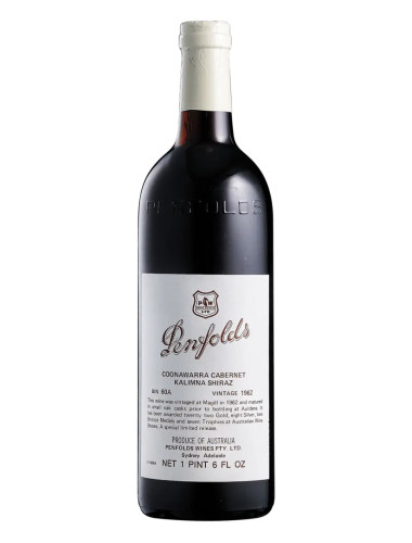 Penfolds Bin 60A Coonawarra Cabernet Sauvignon - Barossa Shiraz 1962