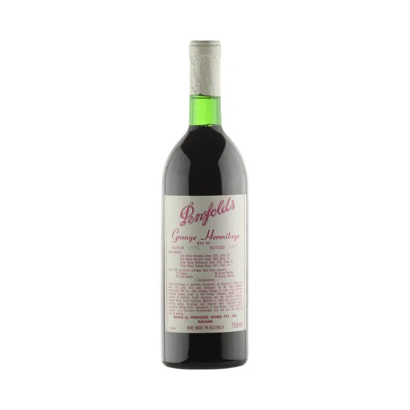 1975 Penfolds Bin 95 Grange Shiraz 750ml Clinic 2025