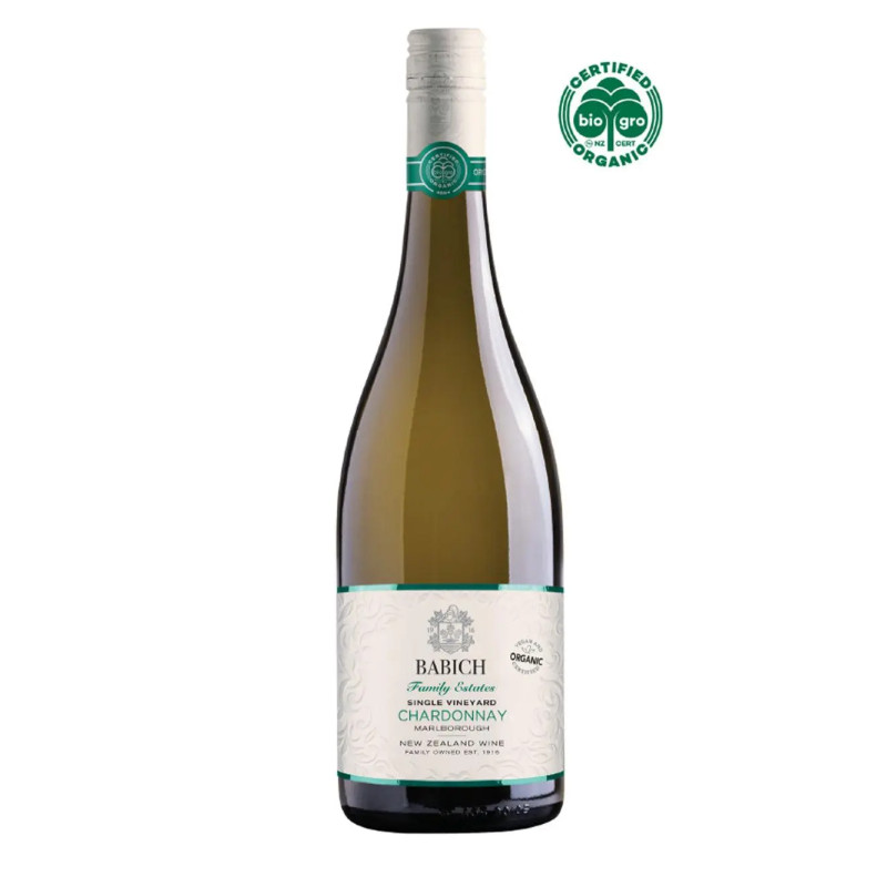 2020 Babich Wines Family Estates Single Vineyard Organic Chardonnay 750ml