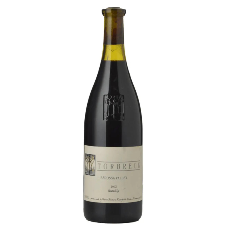 2003 Torbreck RunRig Shiraz Viognier 750ml Minor Label Stains & Missing Capsule Sticker