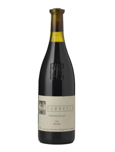 2003 Torbreck RunRig Shiraz Viognier 750ml Minor Label Stains & Missing Capsule Sticker