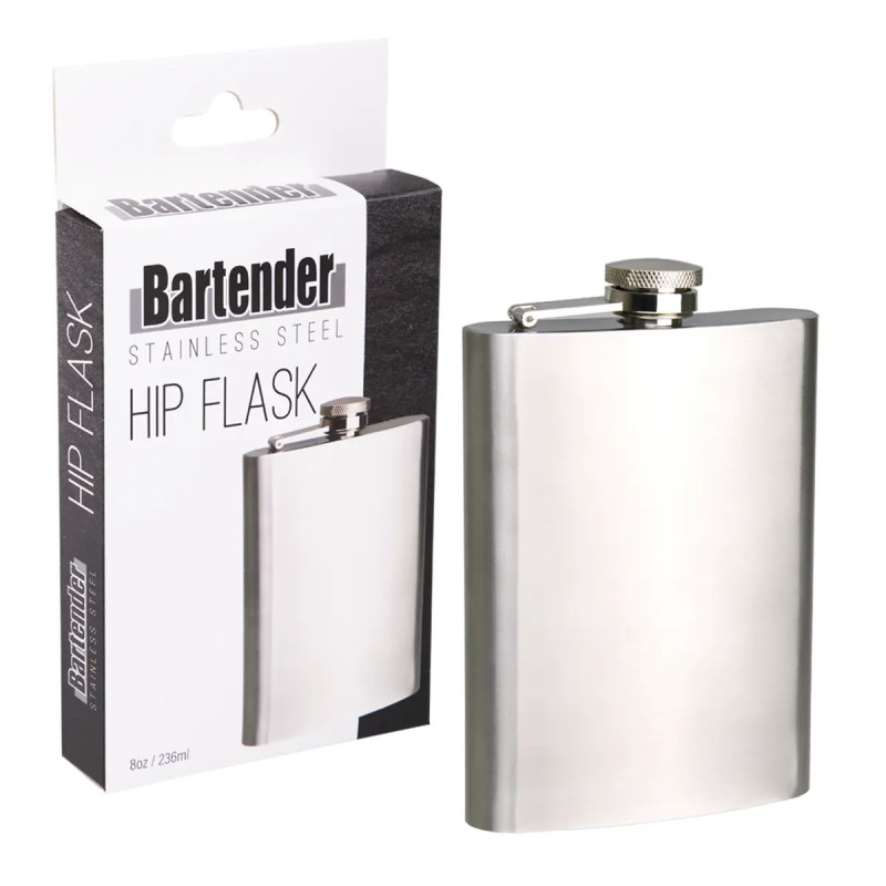 Stainless Steel Hip Flask 236ml