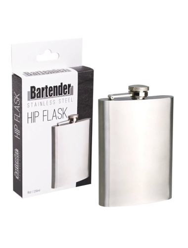 Stainless Steel Hip Flask 236ml