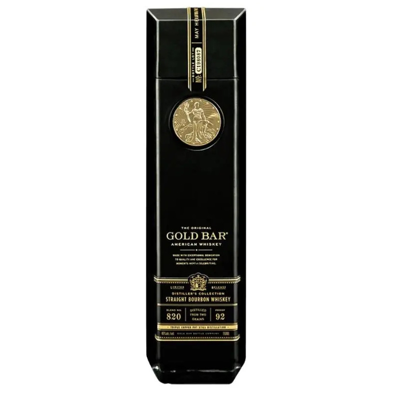 GOLD BAR Black DBL CSK 46% 750ml