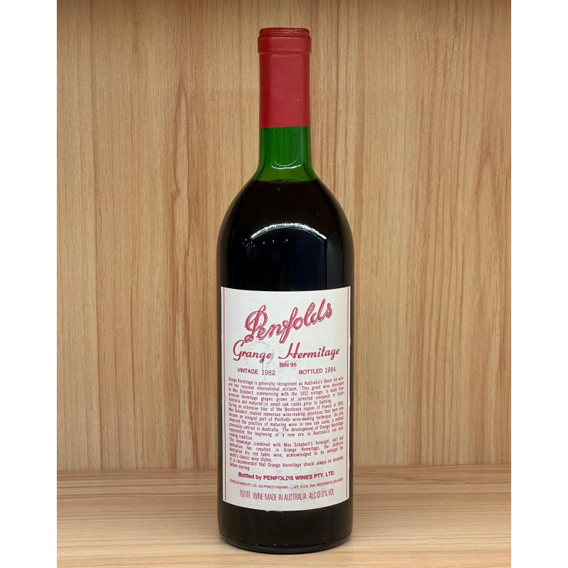 1982 Penfolds Bin 95 Grange Shiraz 750ml Clinic 2025