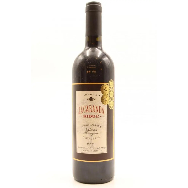1996 Orlando Jacaranda Ridge Cabernet Sauvignon 750ml
