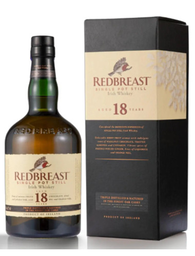 Redbreast 18 Year Old Single Pot Still Irish Whiskey 700ml