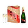 Mumm Grand Cordon Champagne & Flutes Gift Pack 750ml