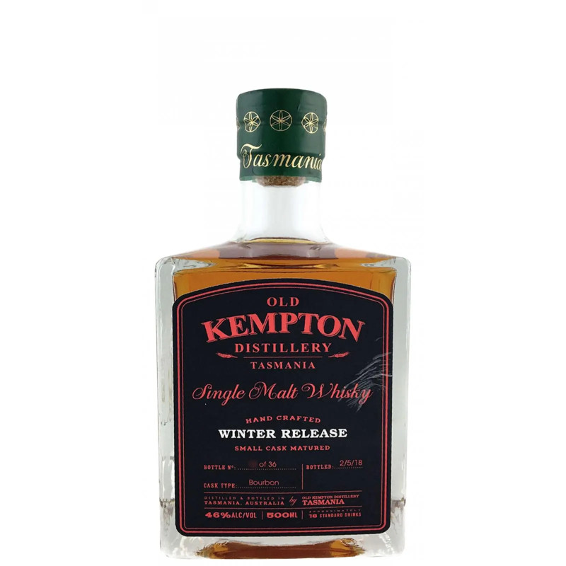 Old Kempton Winter Release Single Malt 500ml Whiskey