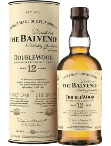 The Balvenie 12 Year Old double wood Scotch Whisky