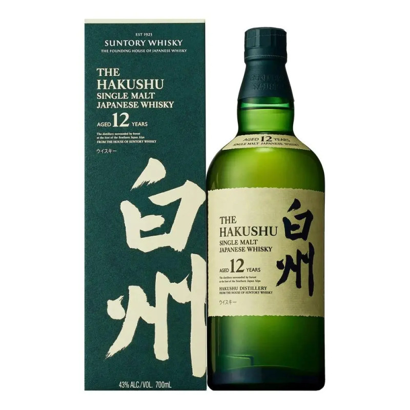 Hakushu 12 Year Old Single Malt Japanese Whisky 700ml