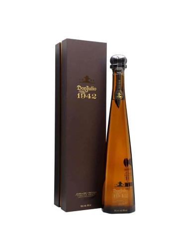 Don Julio 1942 Anejo Tequila 750ml + BONUS Twin Pack Flute Glasses