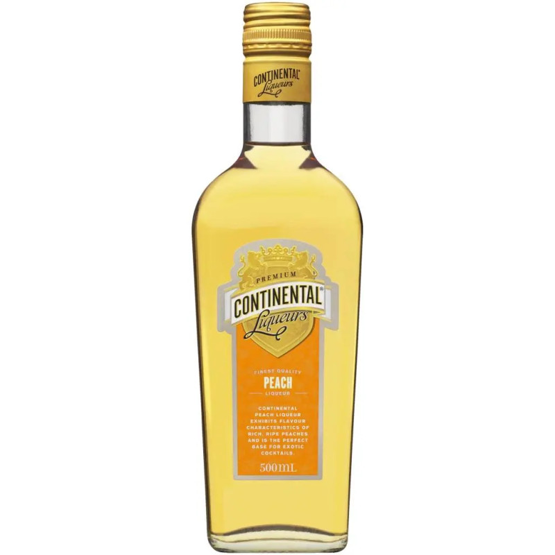 Continental Peach Liqueur 500ml