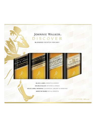 Johnnie Walker Discovery Pack 4 X 50ml
