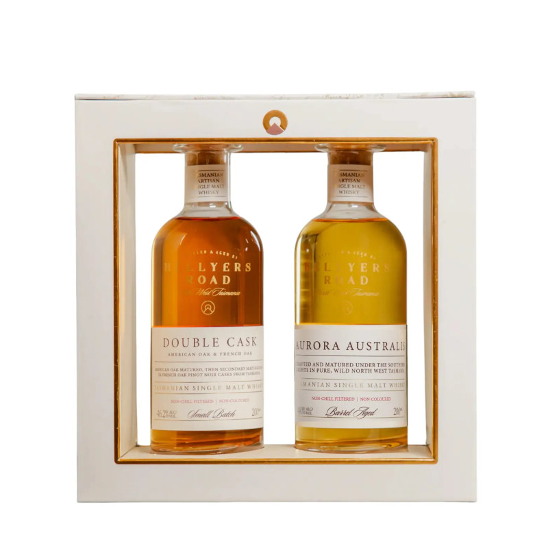Hellyers Road Aurora Australis 200ml & Double Cask 200ml Gift Pack