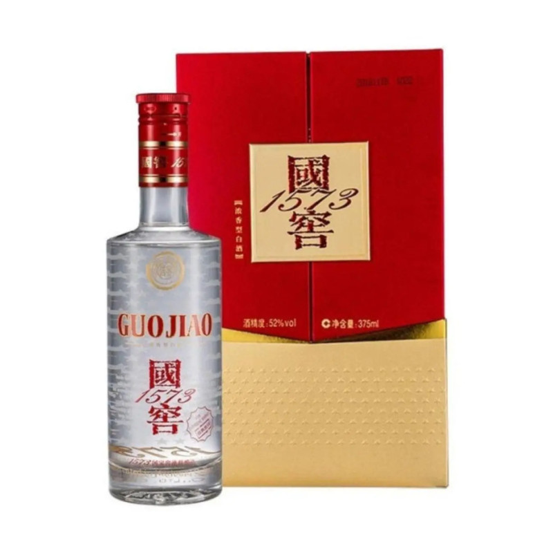 Luzhou Laojiao Guo Jiao - National Cellar 1573 Baijiu 52% 375ml Gift Set