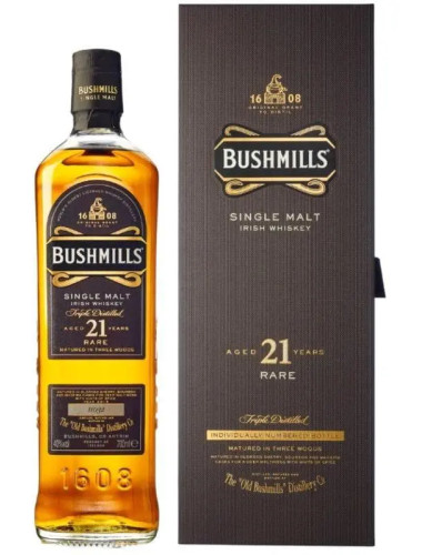 BUSHMILLS MALT Whiskey 21YO 700ML