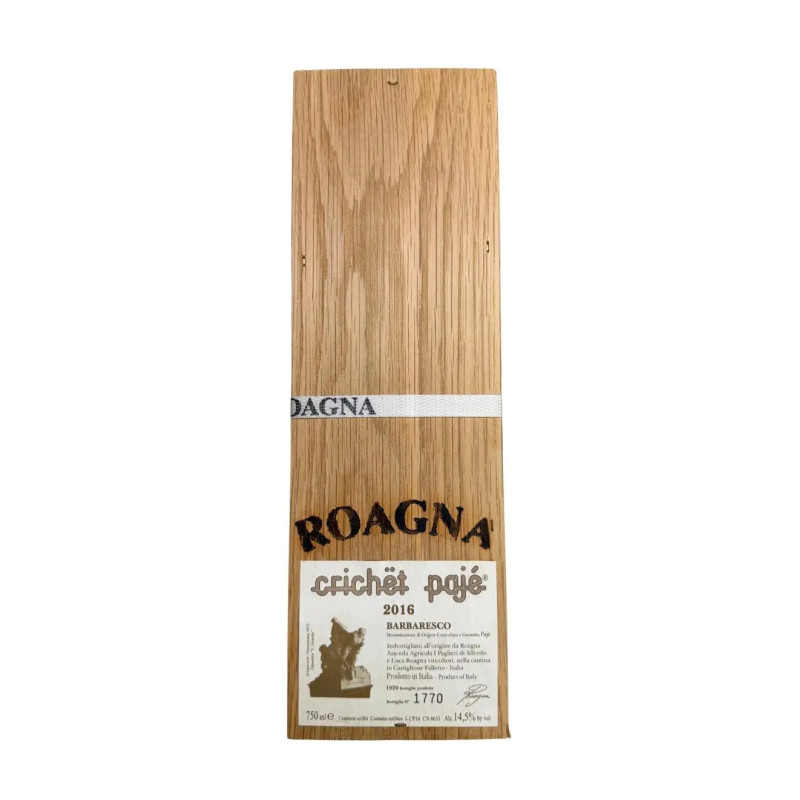2016 Roagna Crichet Paje Barbaresco DOCG 750ml Wooden Box