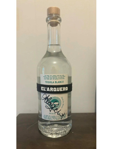 El Arquero Blanco Tequila- Hand Signed By Adam Gilchrist