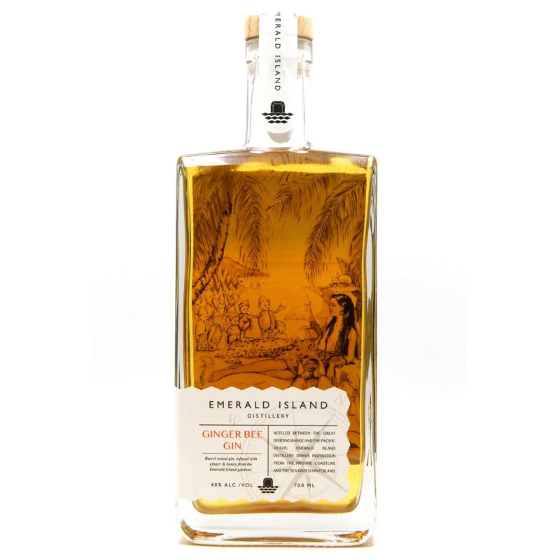 Emerald Island ginger Bee Gin 375ml