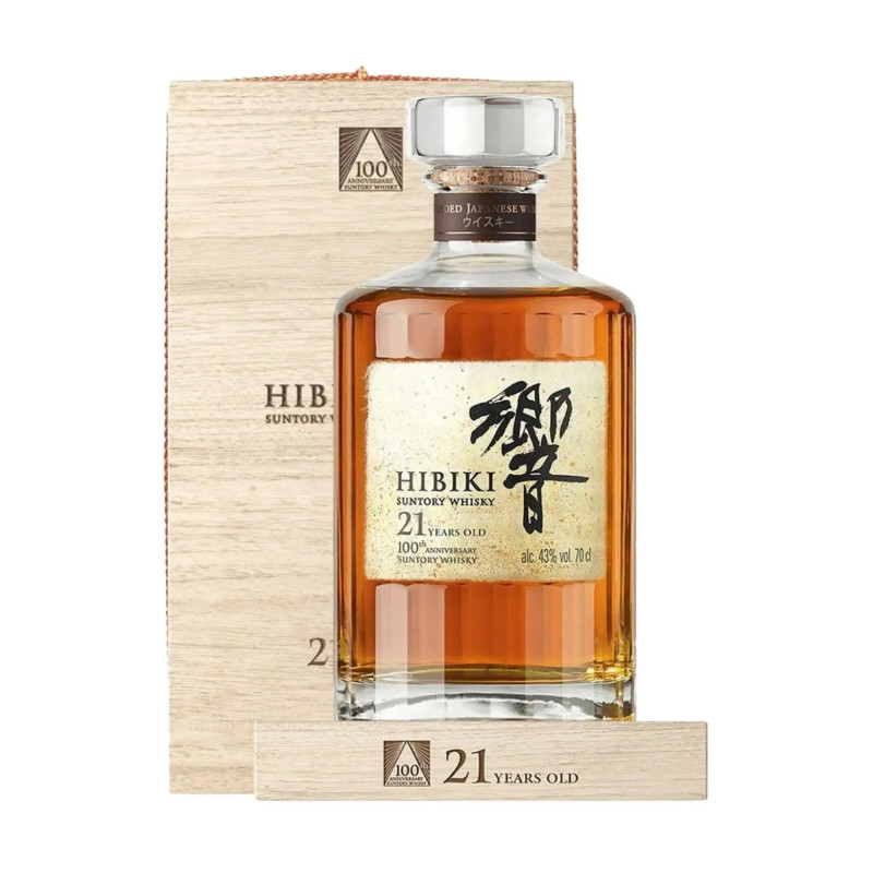 Hibiki 21 Year Old Blended Japanese Whisky 100th Anniversary Edition