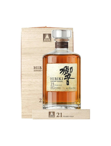 Hibiki 21 Year Old Blended Japanese Whisky 100th Anniversary Edition