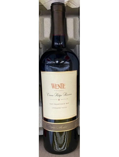 Wente Vineyards Crane Ridge Reserve San Francisco Bay Merlot 2001 750ml