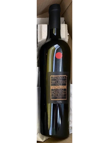 Penny's Hill McLaren Vale Specialised Shiraz Cabernet Merlot 2001 750ml