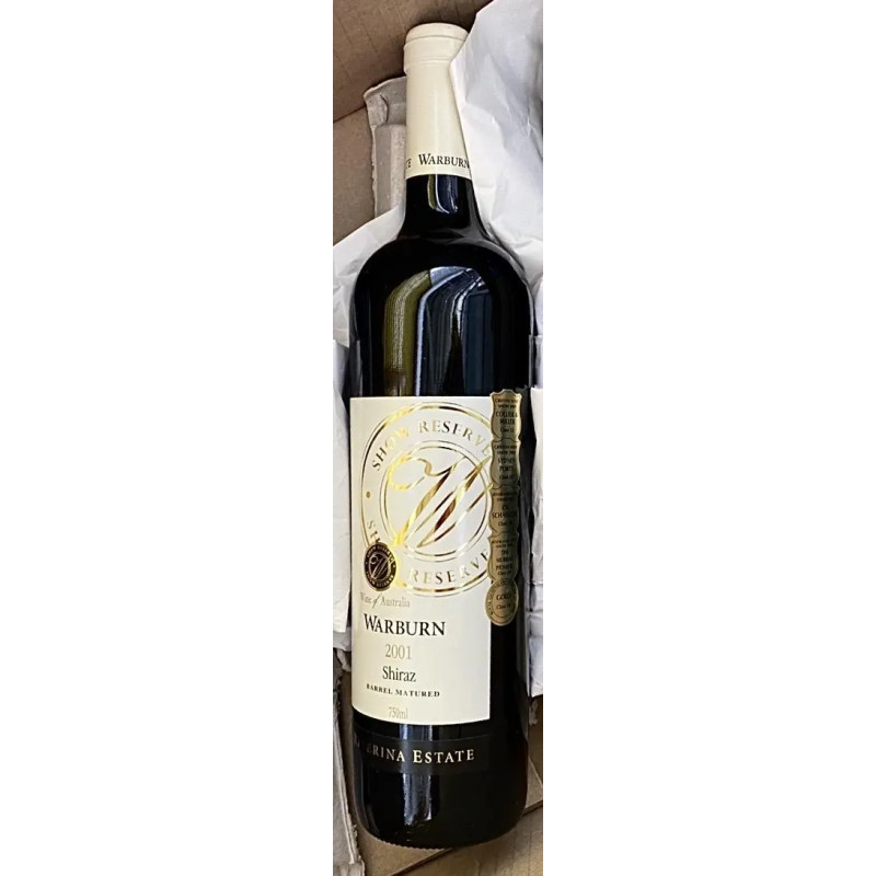 Warburn Barrel Matured shiraz 2001 750ml
