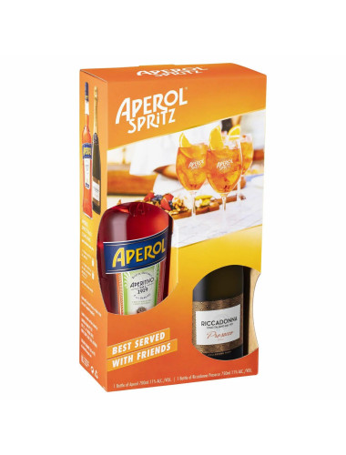 Aperol & Masch Spritz Pack 700ml and 750ml