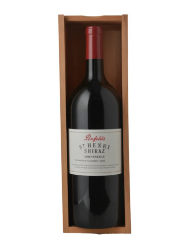 1996 Penfolds St Henri Shiraz 1.5L Magnum timber case