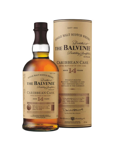 Balvenie 14yo Caribbean Cask Single Malt Scotch Whisky 700ml